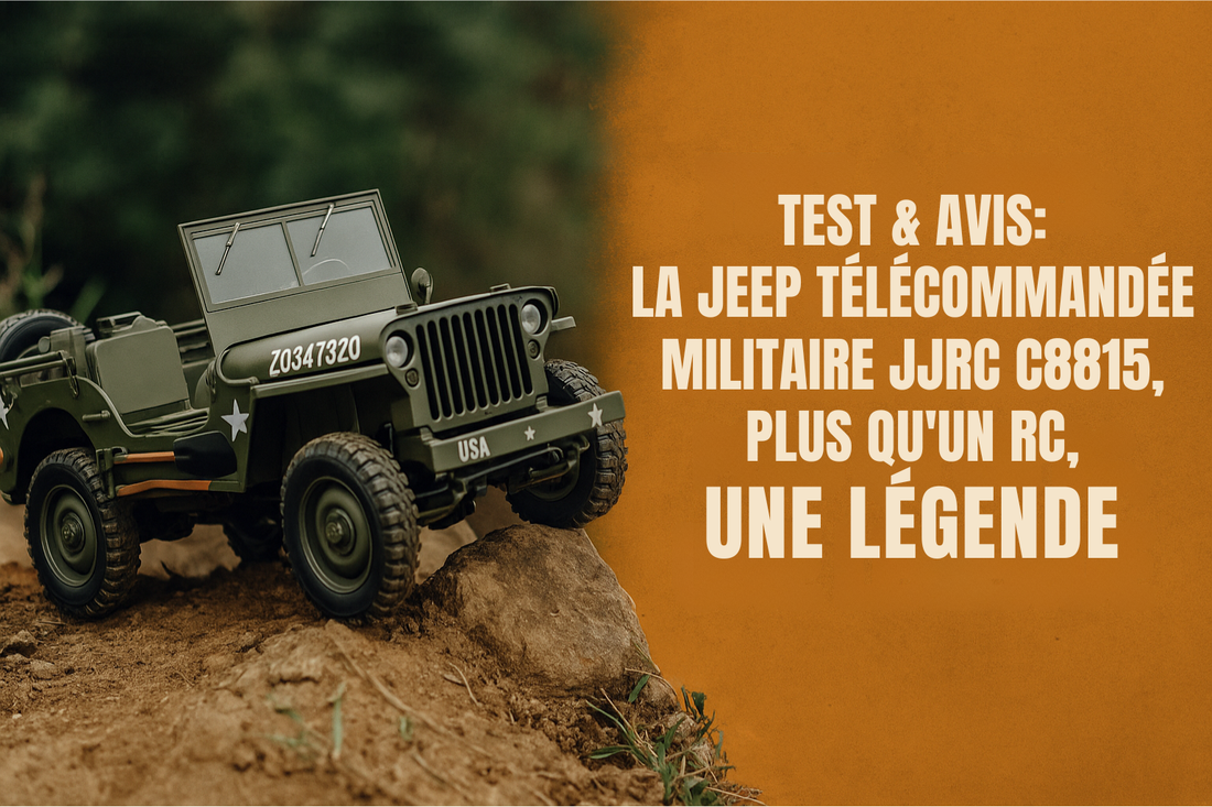 Avis & Test JJRC C8815 : La Meilleure Jeep Militaire RC pour Débuter