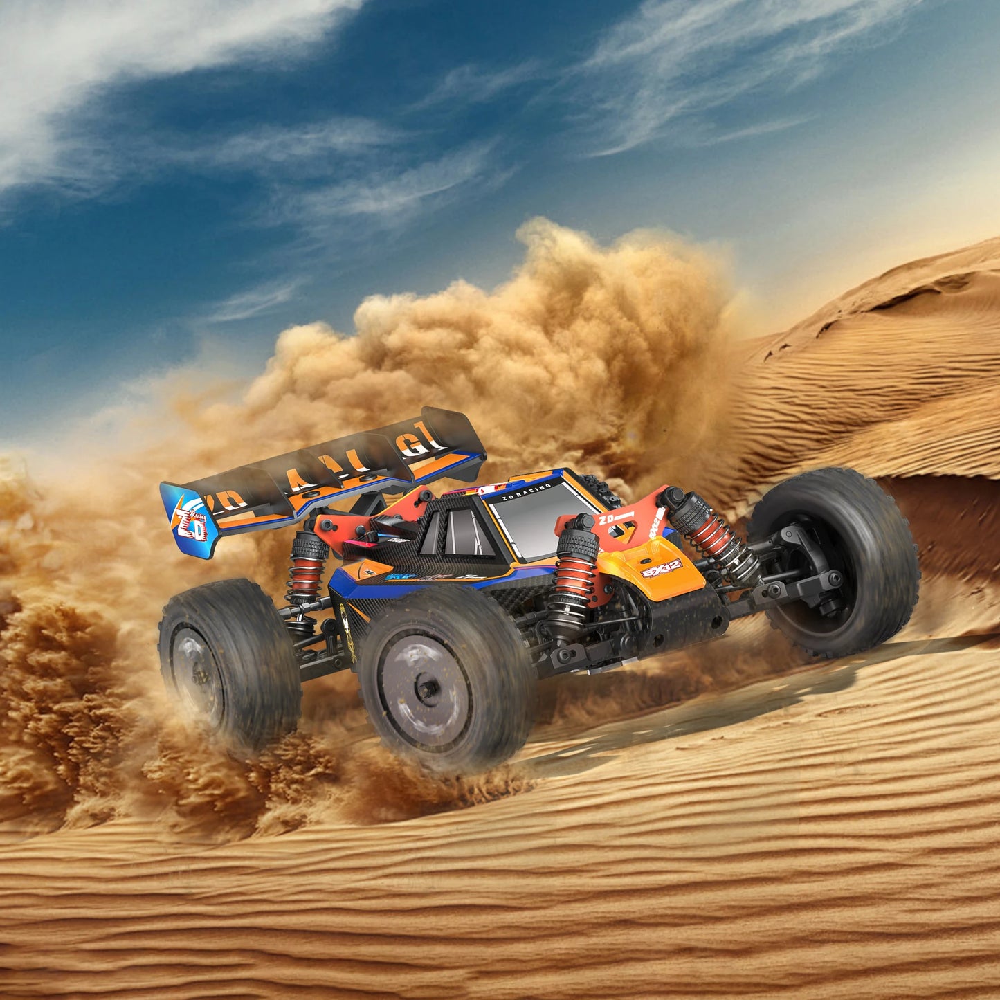 1/12 1/14 RC Off-Road Car Front Rear Tires Skidproof Rubber Tyres for Wltoys 144001 144010 124016 124017 124010 ZD Racing BX12 Bigtoysworld.com