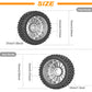 1/12 1/14 RC Off-Road Car Front Rear Tires Skidproof Rubber Tyres for Wltoys 144001 144010 124016 124017 124010 ZD Racing BX12 Bigtoysworld.com