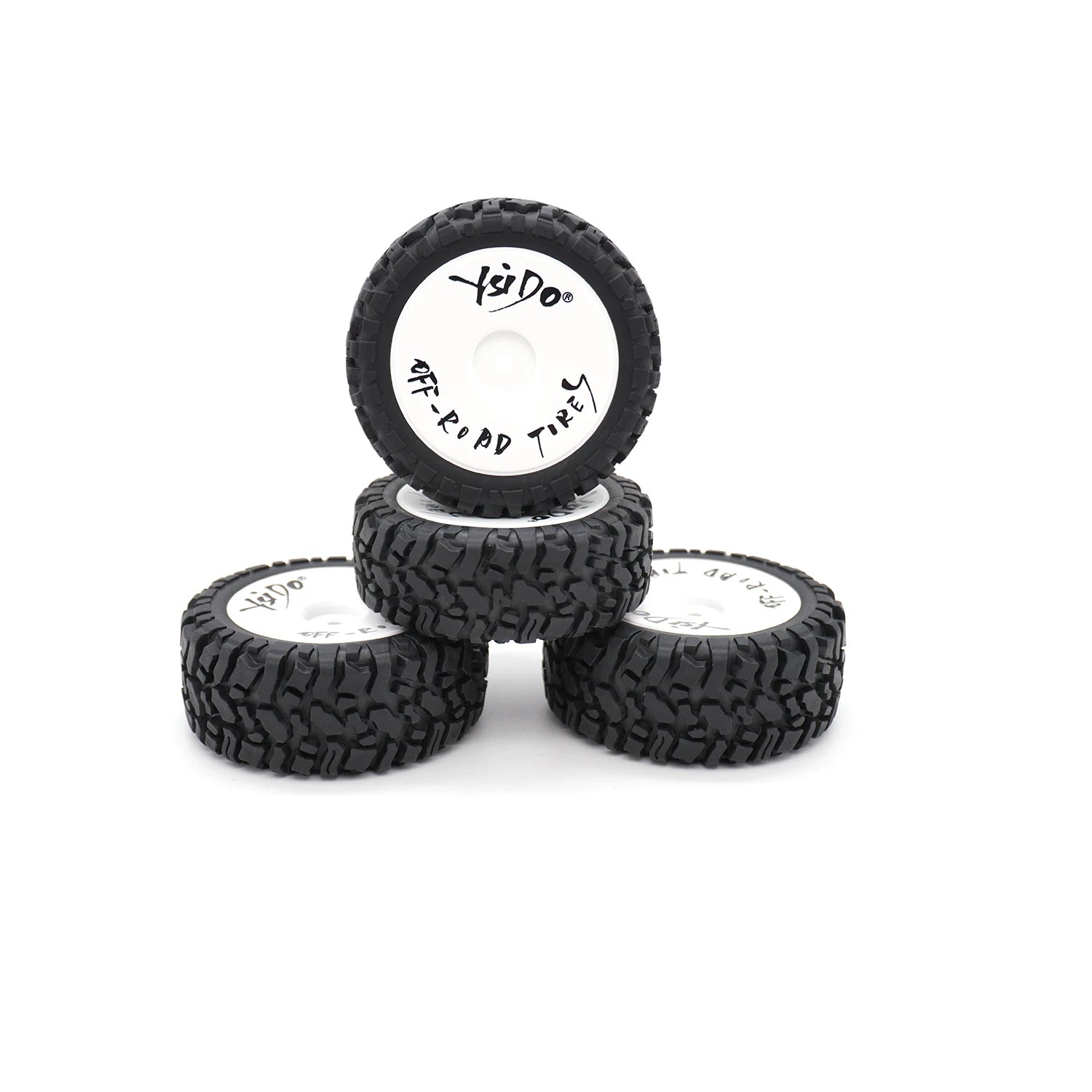1/12 1/14 RC Off-Road Car Front Rear Tires Skidproof Rubber Tyres for Wltoys 144001 144010 124016 124017 124010 ZD Racing BX12 Bigtoysworld.com