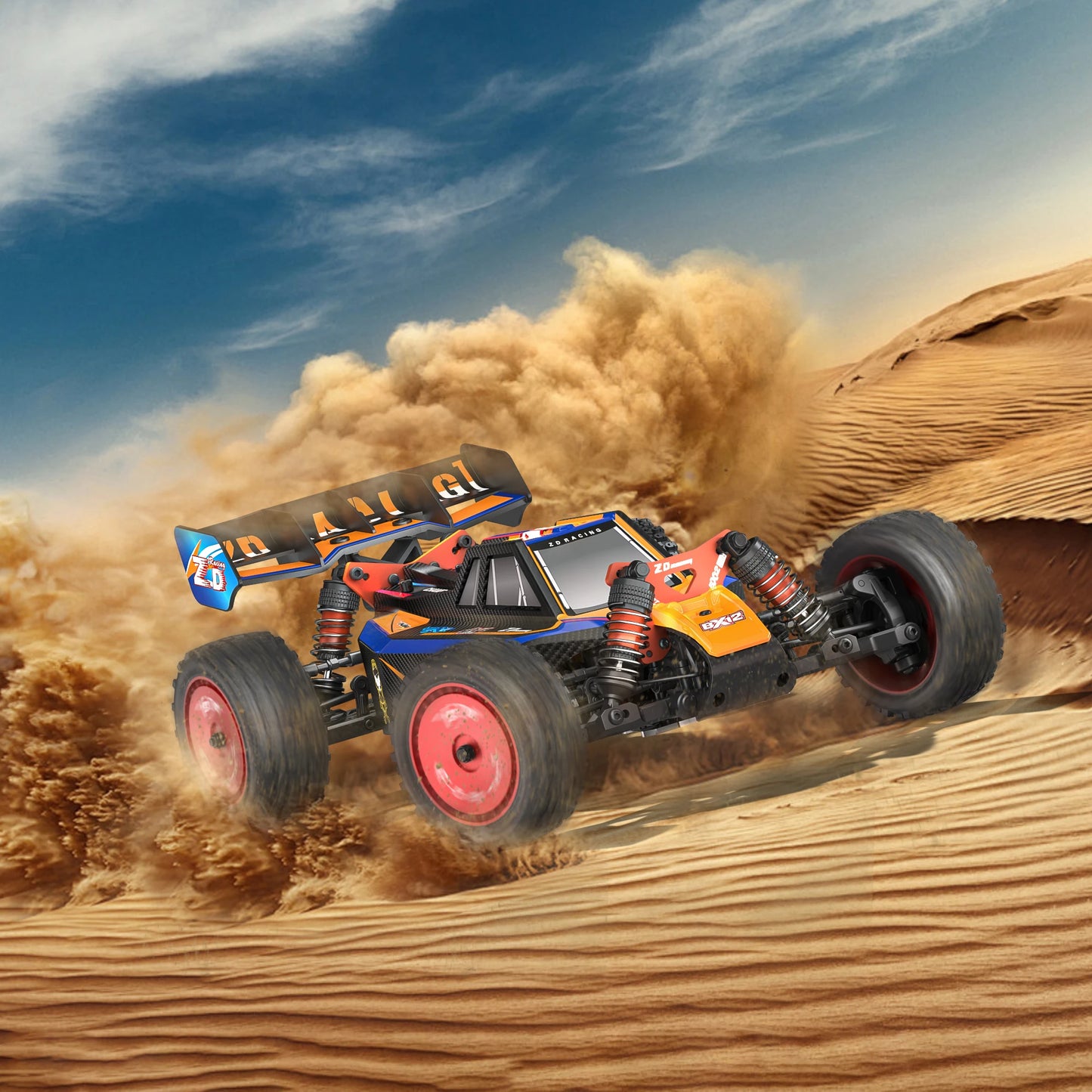 1/12 1/14 RC Off-Road Car Front Rear Tires Skidproof Rubber Tyres for Wltoys 144001 144010 124016 124017 124010 ZD Racing BX12 Bigtoysworld.com