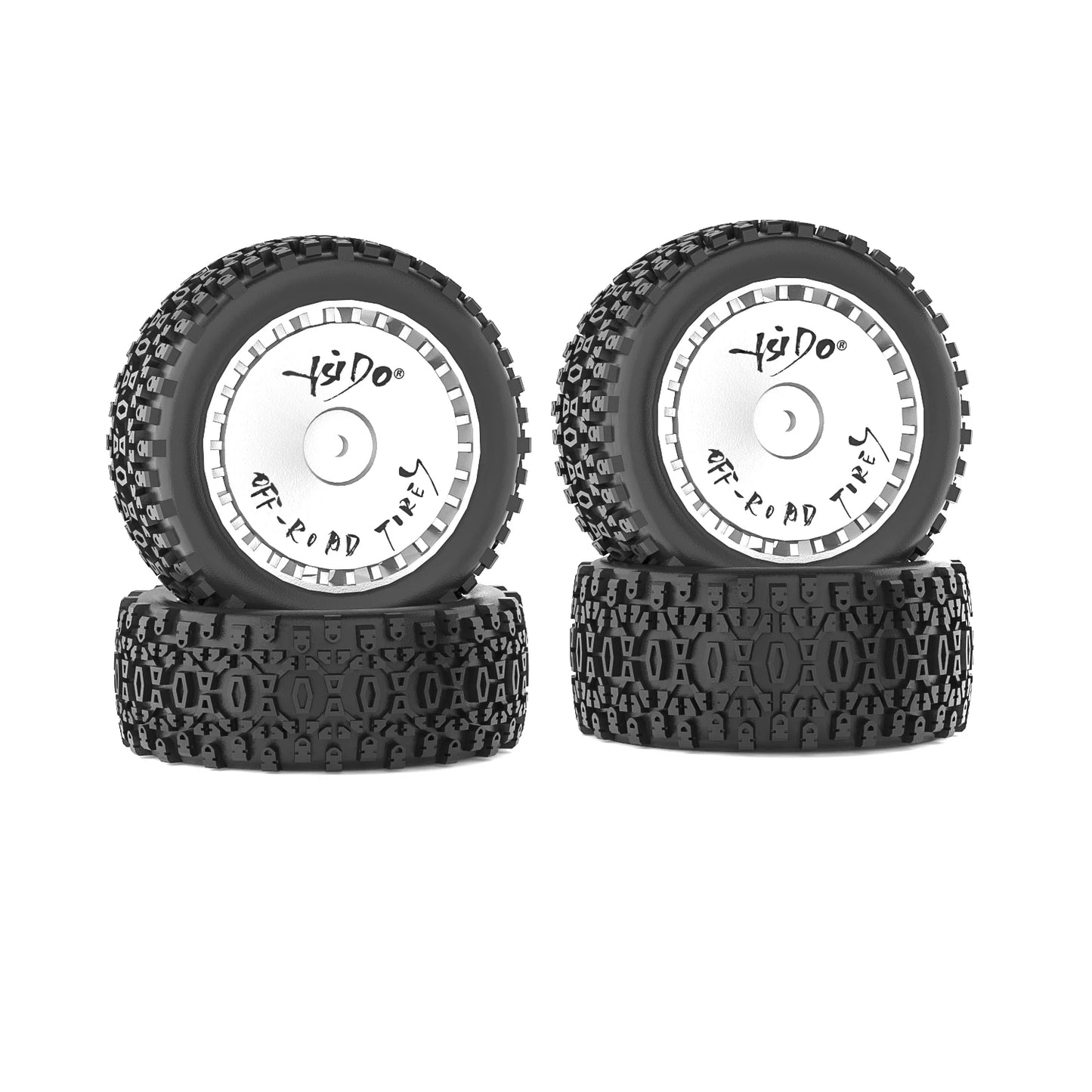 1/12 1/14 RC Off-Road Car Front Rear Tires Skidproof Rubber Tyres for Wltoys 144001 144010 124016 124017 124010 ZD Racing BX12 Bigtoysworld.com