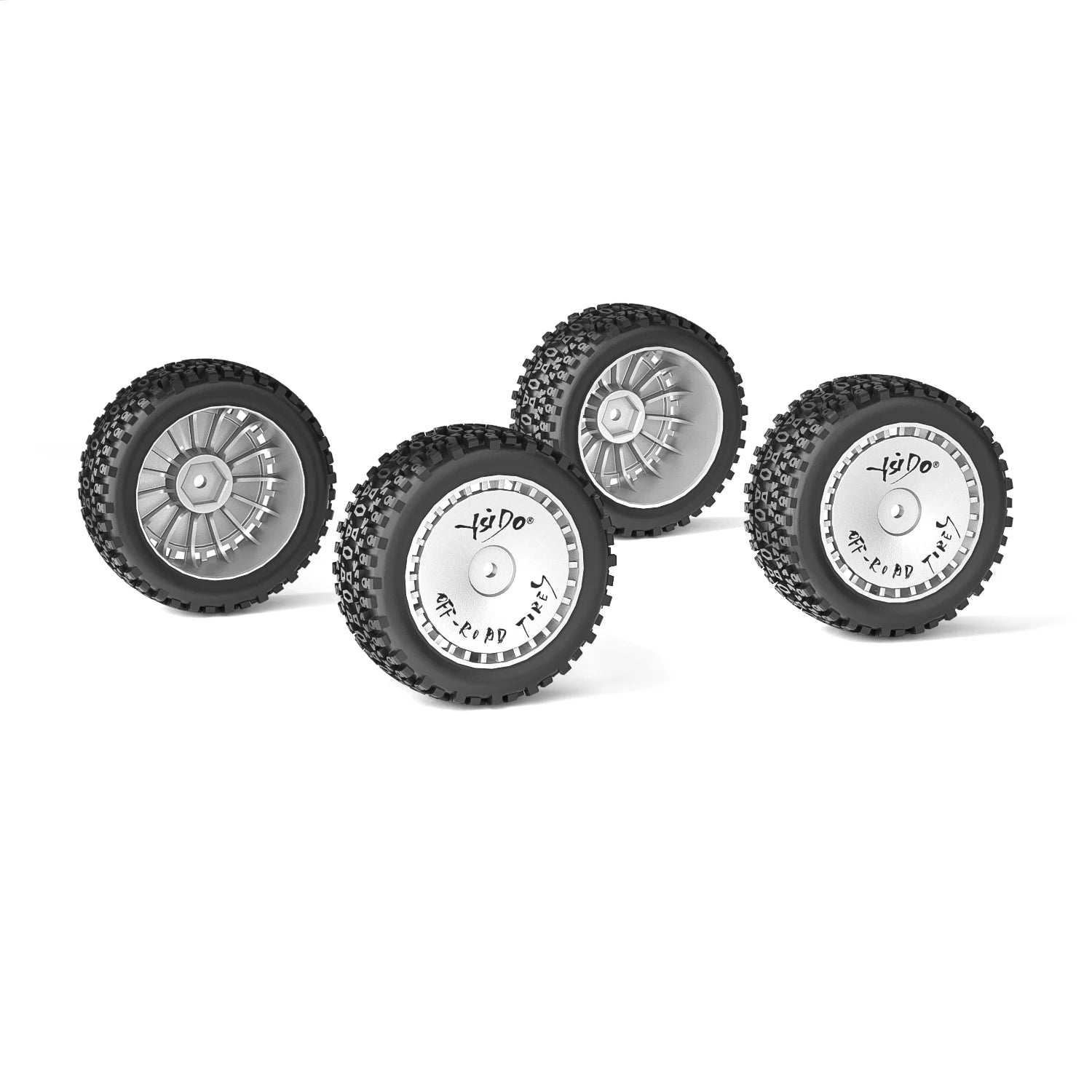 1/12 1/14 RC Off-Road Car Front Rear Tires Skidproof Rubber Tyres for Wltoys 144001 144010 124016 124017 124010 ZD Racing BX12 Bigtoysworld.com