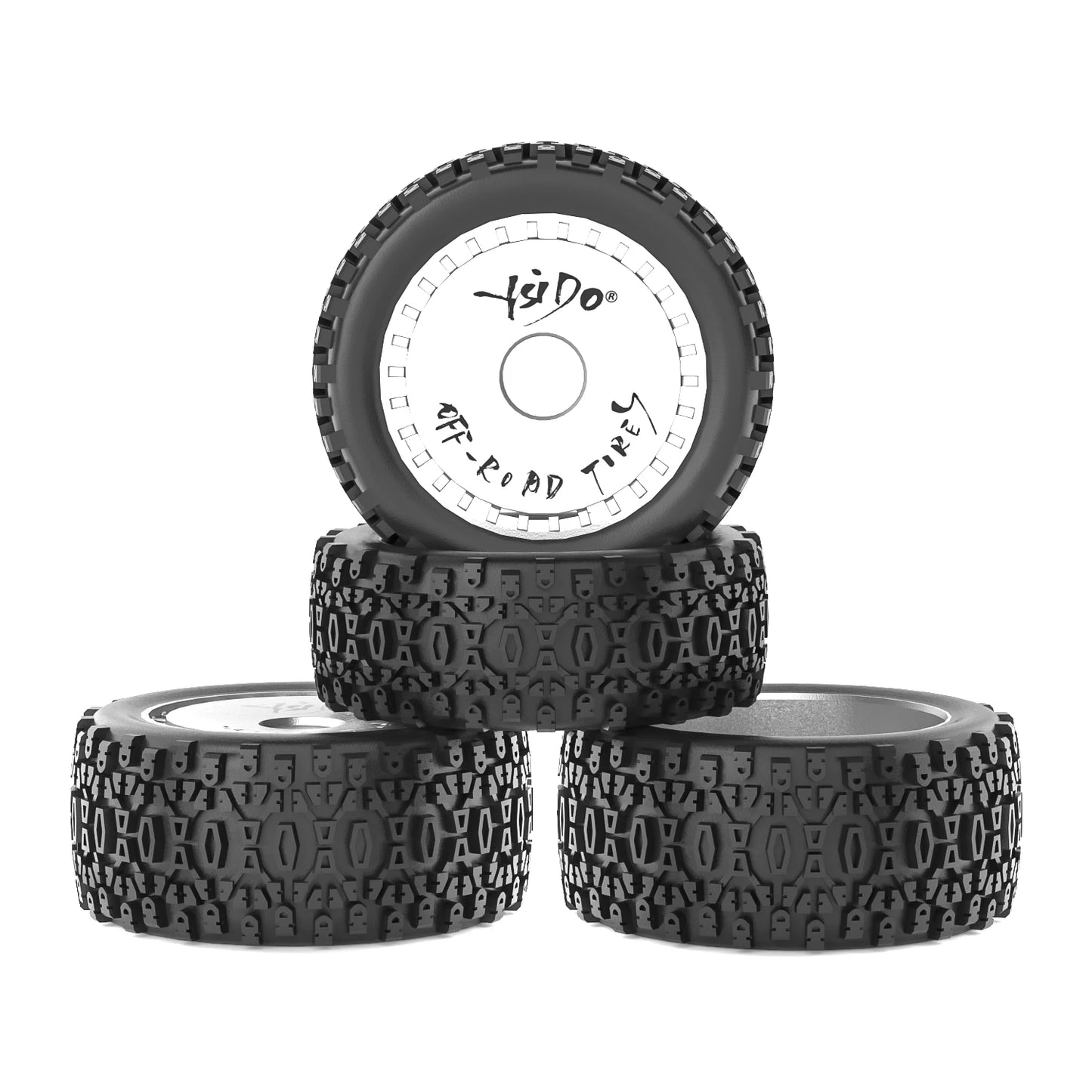 1/12 1/14 RC Off-Road Car Front Rear Tires Skidproof Rubber Tyres for Wltoys 144001 144010 124016 124017 124010 ZD Racing BX12 Bigtoysworld.com