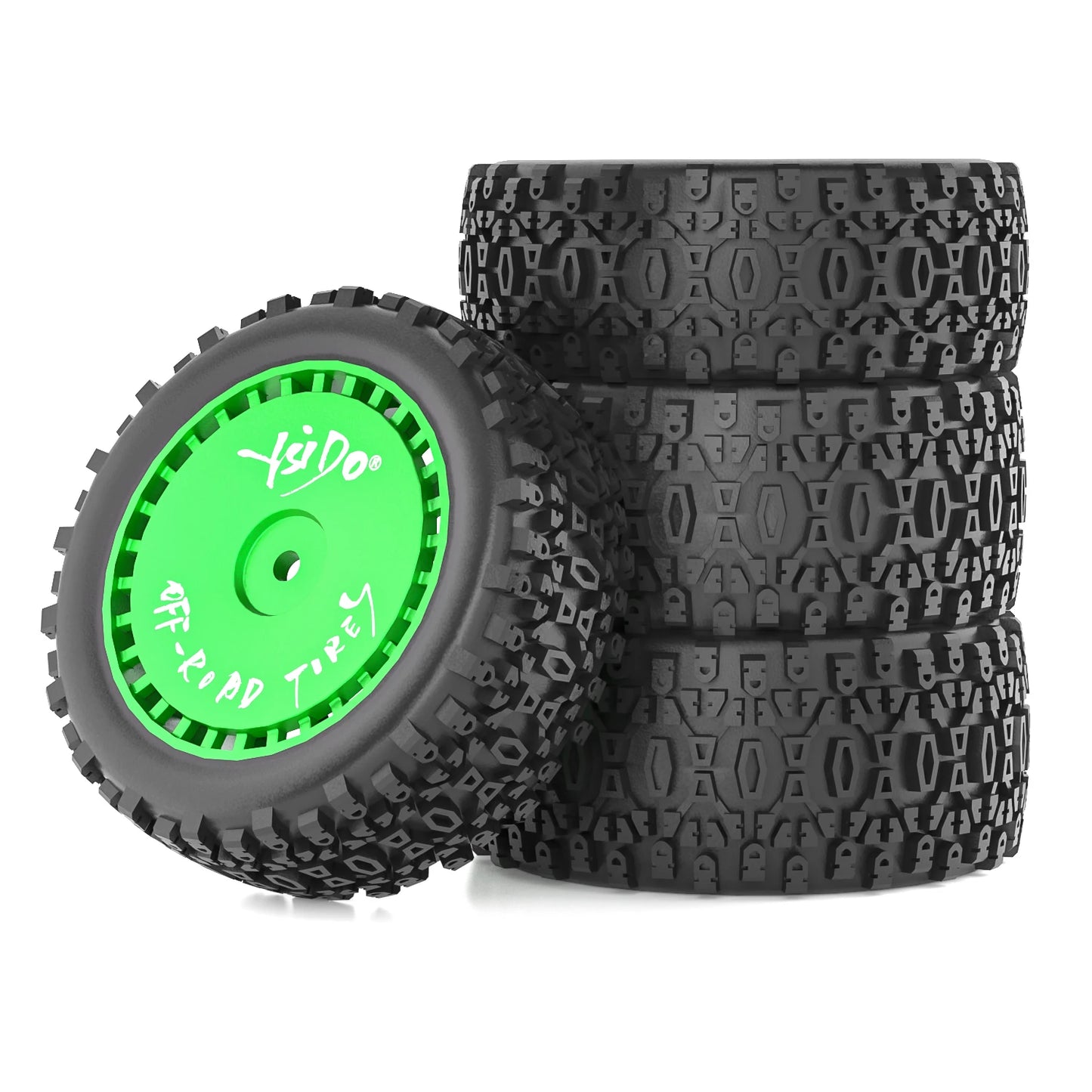 1/12 1/14 RC Off-Road Car Front Rear Tires Skidproof Rubber Tyres for Wltoys 144001 144010 124016 124017 124010 ZD Racing BX12 Bigtoysworld.com