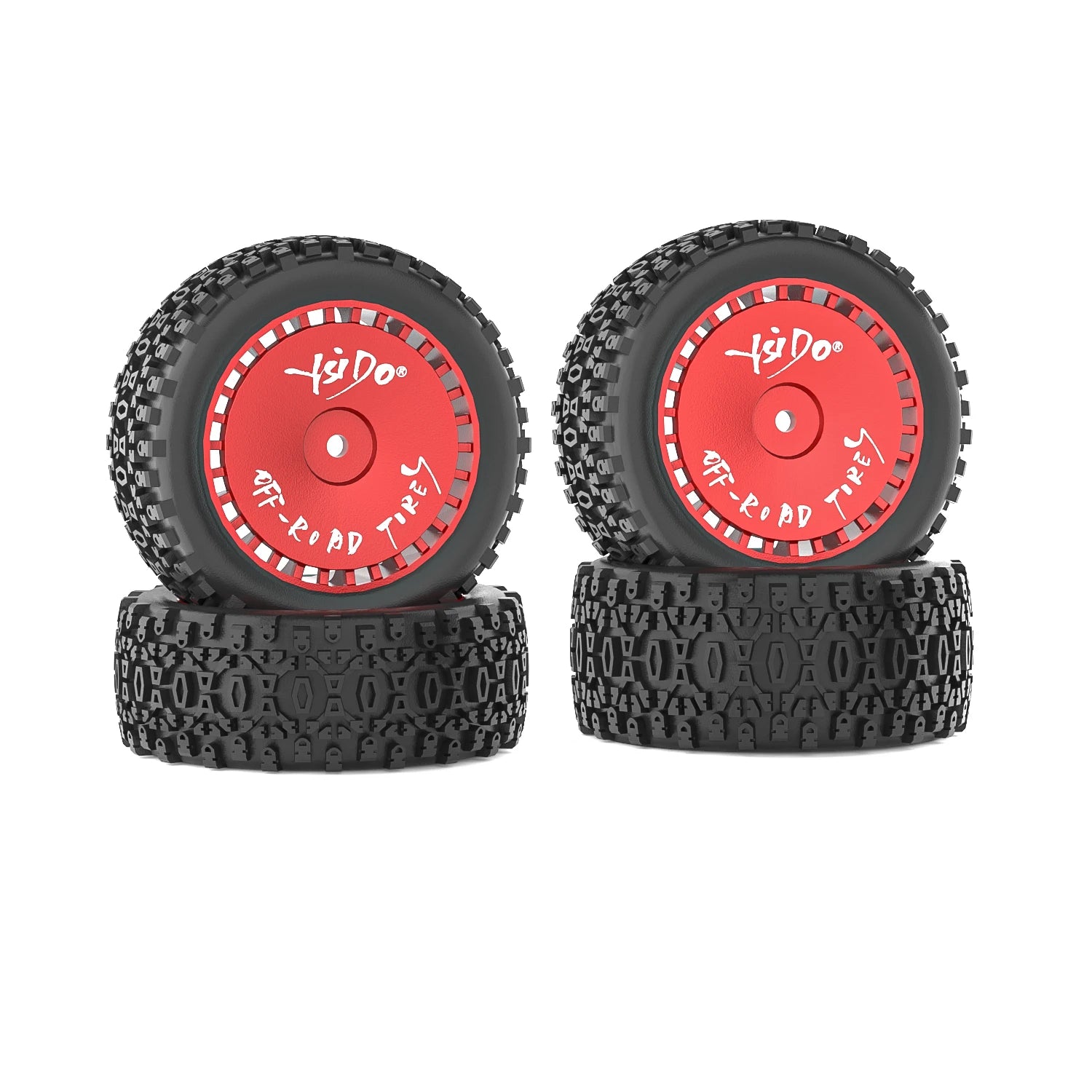 1/12 1/14 RC Off-Road Car Front Rear Tires Skidproof Rubber Tyres for Wltoys 144001 144010 124016 124017 124010 ZD Racing BX12 Bigtoysworld.com