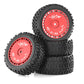 1/12 1/14 RC Off-Road Car Front Rear Tires Skidproof Rubber Tyres for Wltoys 144001 144010 124016 124017 124010 ZD Racing BX12 Bigtoysworld.com