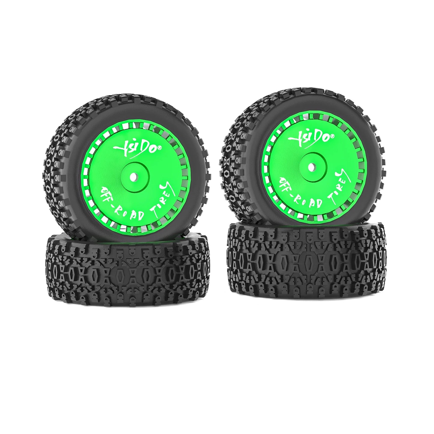 1/12 1/14 RC Off-Road Car Front Rear Tires Skidproof Rubber Tyres for Wltoys 144001 144010 124016 124017 124010 ZD Racing BX12 Bigtoysworld.com