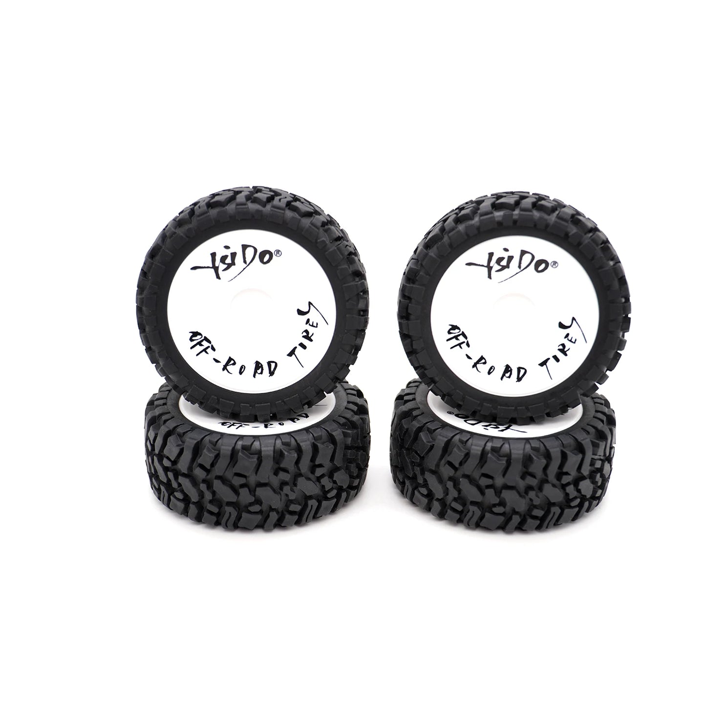 1/12 1/14 RC Off-Road Car Front Rear Tires Skidproof Rubber Tyres for Wltoys 144001 144010 124016 124017 124010 ZD Racing BX12 Bigtoysworld.com