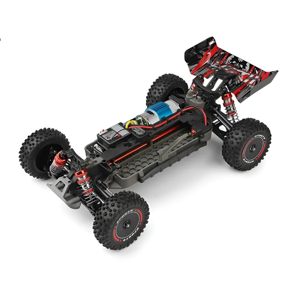 Buggy Télécommandé Tout Terrain  | Wltoys 1:12 Storm Black V8 voiture telecommandee Bigtoysworld.com