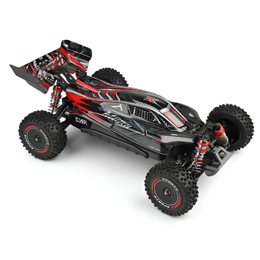 Buggy Télécommandé Tout Terrain  | Wltoys 1:12 Storm Black V8 voiture telecommandee Bigtoysworld.com