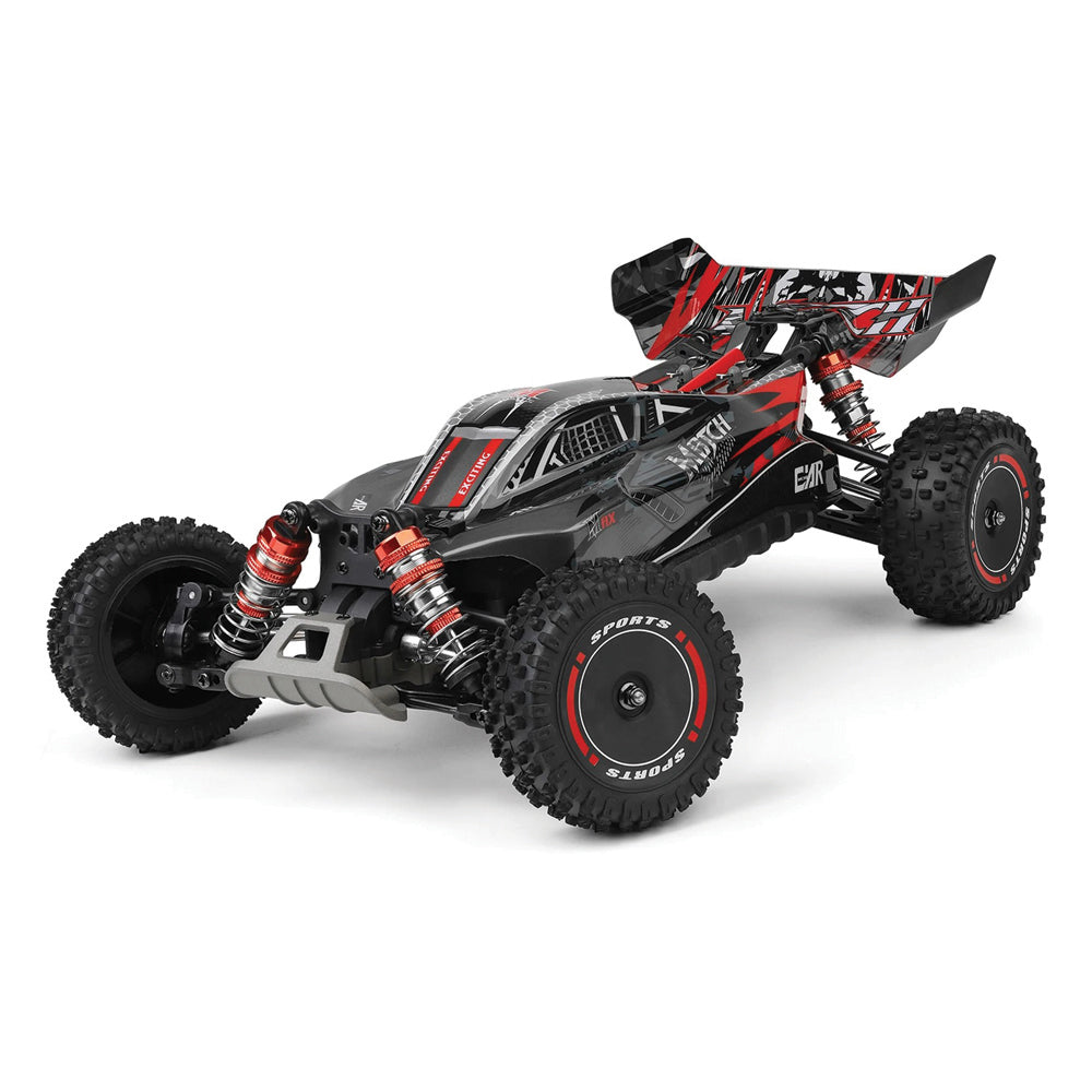 Buggy Télécommandé Tout Terrain  | Wltoys 1:12 Storm Black V8 voiture telecommandee Bigtoysworld.com