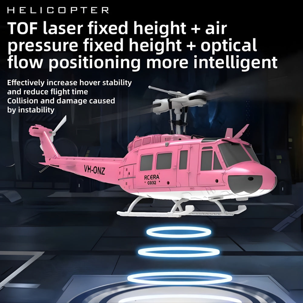 Hélicoptère RC UH-1 Huey C032 | Le Plus Stable pour Débuter (6CH) Hélicoptère télécommandé Bigtoysworld.com