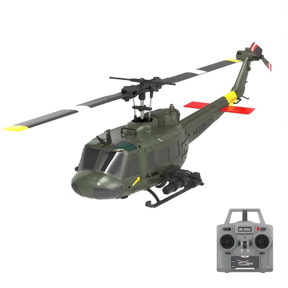 Hélicoptère RC UH-1 Huey C032 | Le Plus Stable pour Débuter (6CH) Hélicoptère télécommandé Bigtoysworld.com