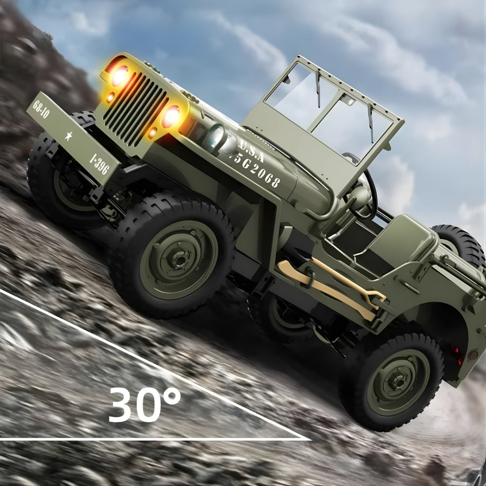Jeep Télécommandée Militaire C8815 | Échelle 1/10 voiture télécommandée militaire Bigtoysworld.com