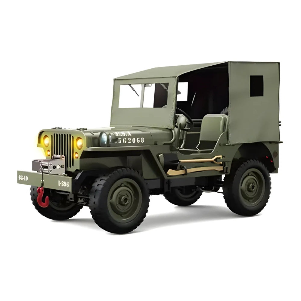 RC Crawler The Veteran | Military Jeep G.I. Joe 1/10