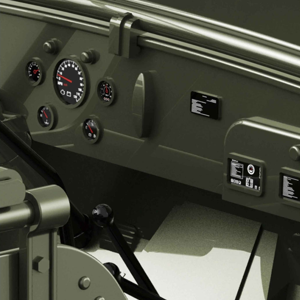 Jeep Télécommandée Militaire C8815 | Échelle 1/10 voiture télécommandée militaire Bigtoysworld.com