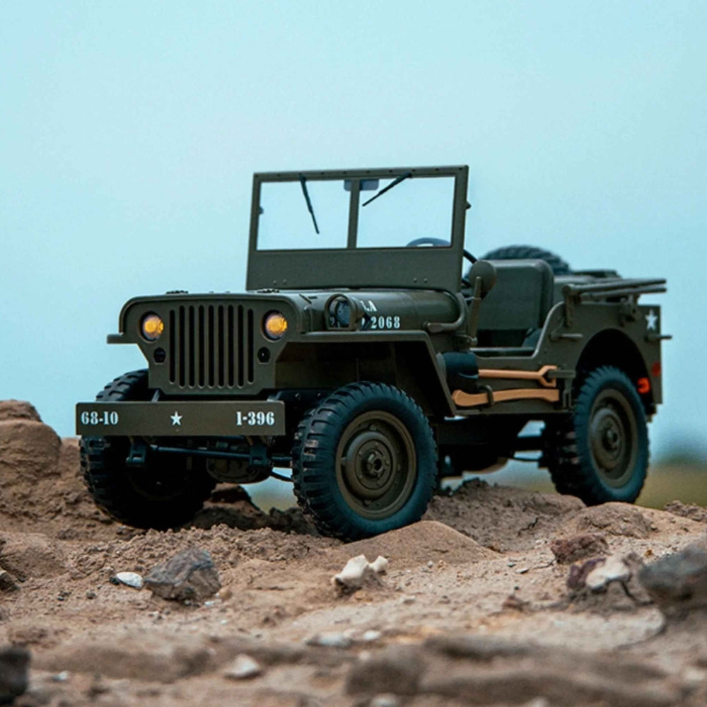 Jeep Télécommandée Militaire C8815 | Échelle 1/10 voiture télécommandée militaire Bigtoysworld.com