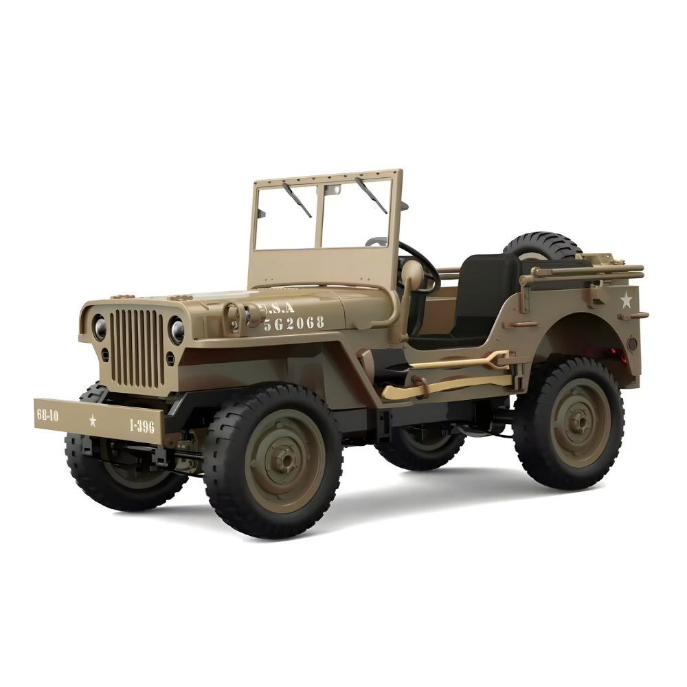 Jeep Télécommandée Militaire C8815 | Échelle 1/10 voiture télécommandée militaire Bigtoysworld.com