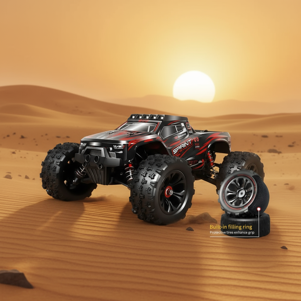 Monster Truck RC Fury GT PRO | +70 km/h Brushless voiture telecommandee Bigtoysworld.com
