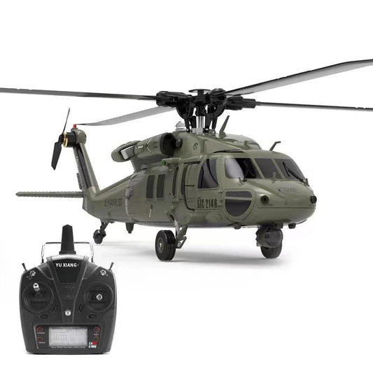 Wltoys K170 Remote Control Black Hawk Helicopter Uh-60l 4-Channel Brushless Gyroscope And Led Light Aircraft Toy Gifts Hélicoptère télécommandé Bigtoysworld.com