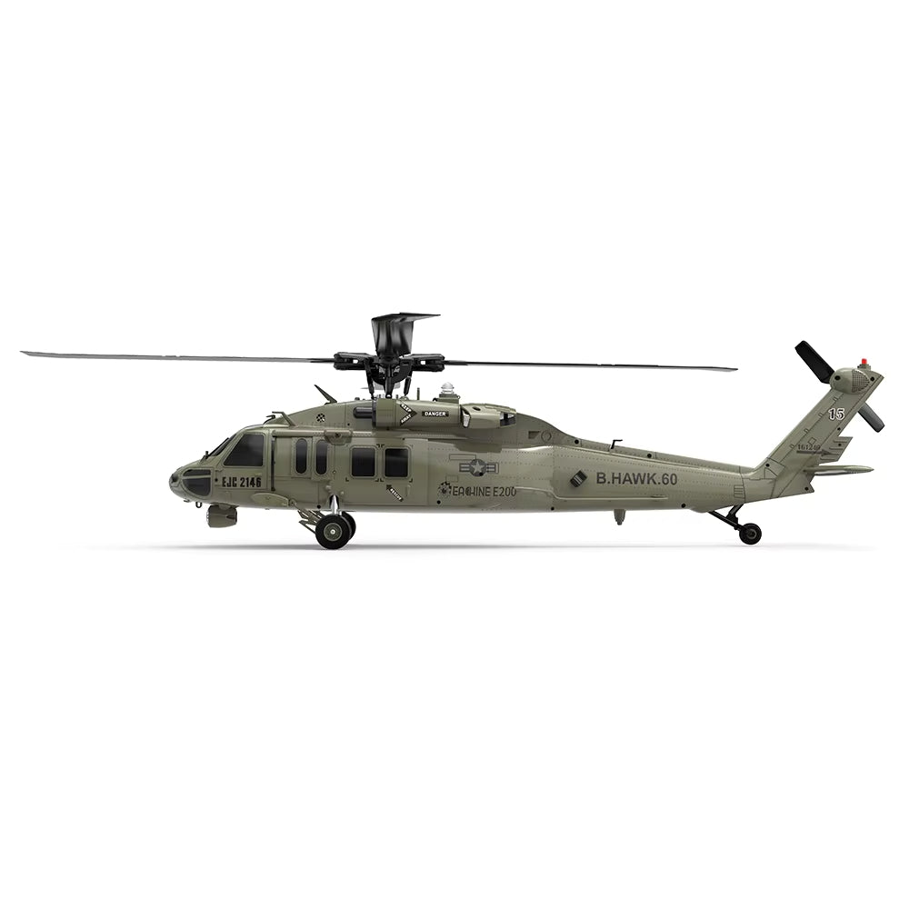 Wltoys K170 Remote Control Black Hawk Helicopter Uh-60l 4-Channel Brushless Gyroscope And Led Light Aircraft Toy Gifts Hélicoptère télécommandé Bigtoysworld.com